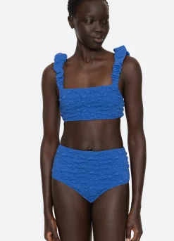 Discount Sea New York Slone Bikini Top Blue