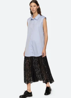 Clearance Sea New York Suzy Combo Dress Blue