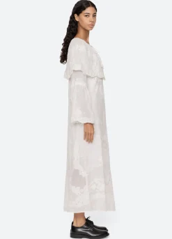 Sale Sea New York Vale Capelet Dress White