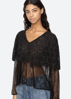 New Sea New York Vale Top Black