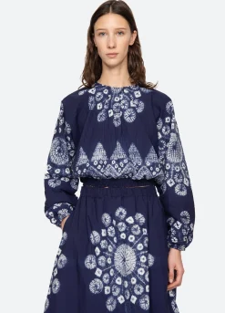 Outlet Sea New York Yana L/S Top Navy