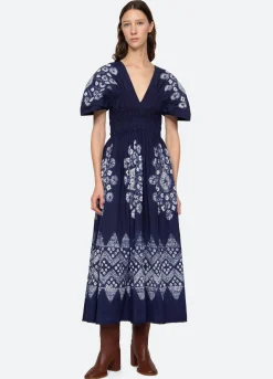 Discount Sea New York Yana S/S Dress Navy