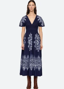 Discount Sea New York Yana S/S Dress Navy