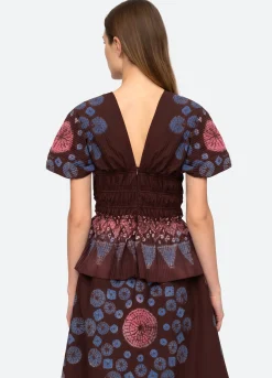 Online Sea New York Yana Top Rose