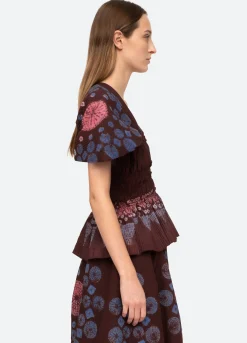 Online Sea New York Yana Top Rose